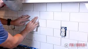 How To Install Tile Backsplash