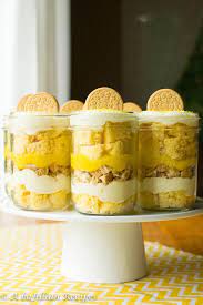 Lemon Trifle With Lemon Oreos gambar png