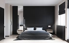 On this men bedroom, we can find a stunning architectural apparatus and a sleek rug that emulates contemporary art. 8 Monochrome Men Bedroom Ideas You Must Know Homesfornh