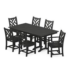 polywood chippendale patio dining set