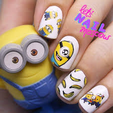 minion nails by letsnailmoscow