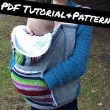 Pattern Hoodie Baby Carrier Cover