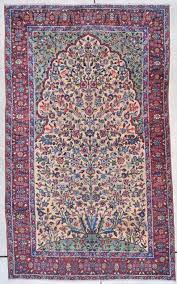 antique laver kerman persian rug 4 9 x