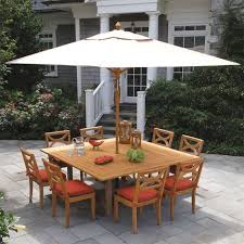 9 ft square outdoor umbrella country