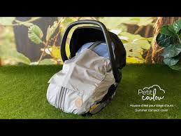 Summer Car Seat Cover By Petit Coulou