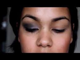 grey smokey eye makeup tutorial using
