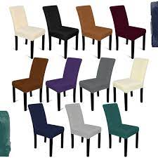 Velvet Stretch Chair Covers Stretchable