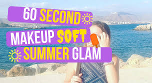 easy soft summer glam makeup look
