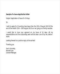 Approval Letter Sample for Leave                  