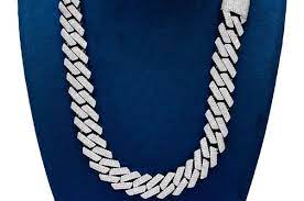 miami cuban link diamond necklace 14k