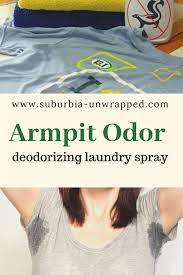 how to remove armpit odor from shirts