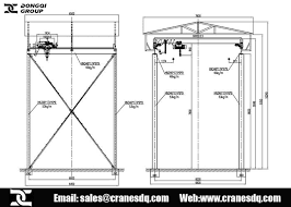 h beam hoist crane steel structure for
