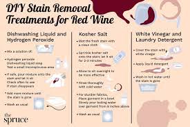 how to get red wine stains out of clothing