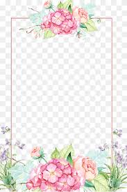 creative flowers frame border frame