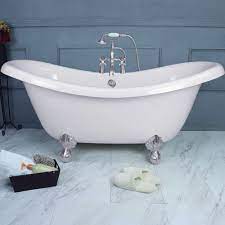We did not find results for: Double Slipper Ball Claw Feet 67 Bathtub Chrome Telephone Deck Mo American Bath Factory