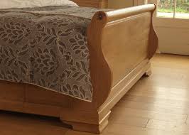 Solid Wood Handmade Camargue Sleigh Bed