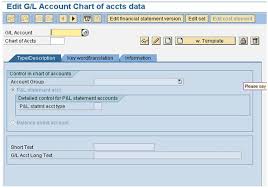 Learn How To Create An Sap General Ledger Account For Coa