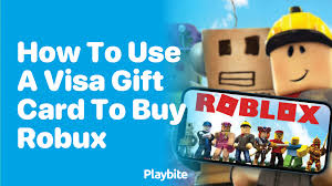 a visa gift card to robux playbite