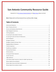 Community Resource Guides Fit City Sa
