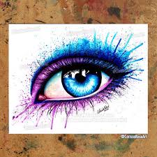 Art Print Eye Poster Colorful Pop Art