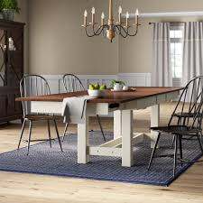 This unique table offers unrivalled flexibility for homes and businesses alike. Marrs Trestle Extendable Dining Table Reviews Birch Lane