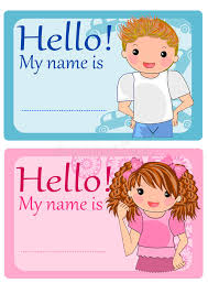 Enter a search term followed by clipart. Name Tags For Kids Stock Illustration Illustration Of Male 67228492