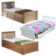 Kids Bed Childrens Bed White Wooden