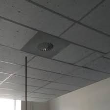 diffuser installed in the false ceiling