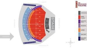 The Chicago Theatre Seat Map Msg Official Site