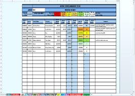 Vendor Tracking Template Management Excel Free Danafisher Co