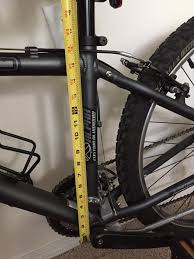 Am I Measuring My Frame Size Correctly Bike Forums