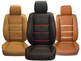 Brown Pure Leather Car Seat Cover At