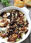 baked goat cheese  caramelized onion  garlic and figs