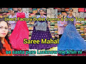 Gowns Crop Tops ka One of d best Collection in Saree Mahal ...
