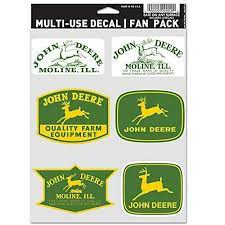 Wincraft John Deere 6 Pack Decals 5 5x7