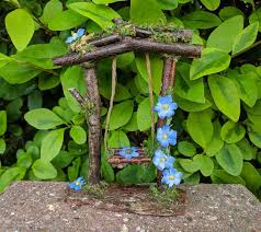 Miniature Fairy Swing With Flowers