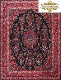 persian carpet with silk