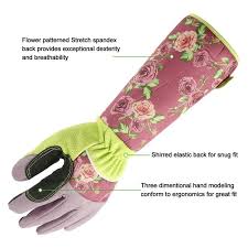 long sleeves long gardening gloves for