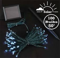 pure white solar lights with