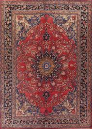 rug source handmade wool mashad persian area rug 10x13