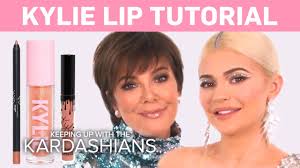 kylie jenner does a makeup tutorial on