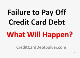 Everything goes downhill from the day you stop paying your credit card. What Happens If I Don T Pay Off My Credit Card Debt Youtube