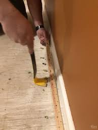 If you’re putting heavy furniture on vinyl or linoleum, cut small squares of carpet to place under the feet, so it won’t leave marks. Carpet Removal And How To Easily Remove Carpet Tack Strips Staples The Navage Patch