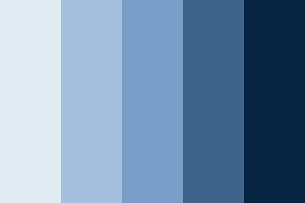 winter blues color palette