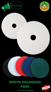 white floor polishing pads ordinary and