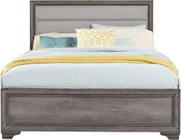 Marlow Gray 3 Pc Queen Panel Bed