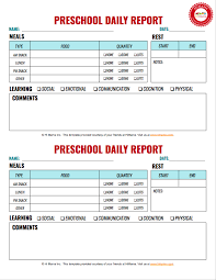 Infant Daily Reports Free Toddler Daily Sheets Himama