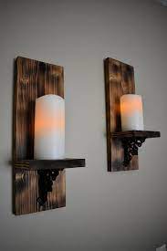 Rustic Candle Sconce Rustic Wall Sconces