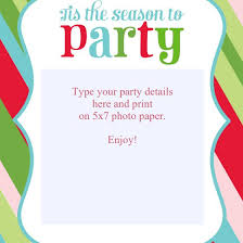 12 Free Christmas Party Invitations That You Can Print