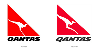 The qantas airlines logo is an example of the airlines industry logo from australia. Qantas Prasentiert Modifiziertes Kanguru Logo Design Tagebuch